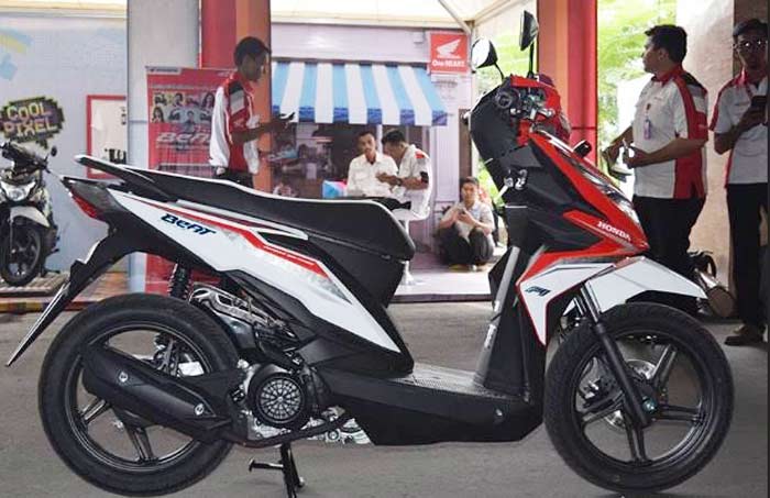 Motor korban gendam yang terjadi di gerdu laut dan dibuang di alun-alun Semarang. 