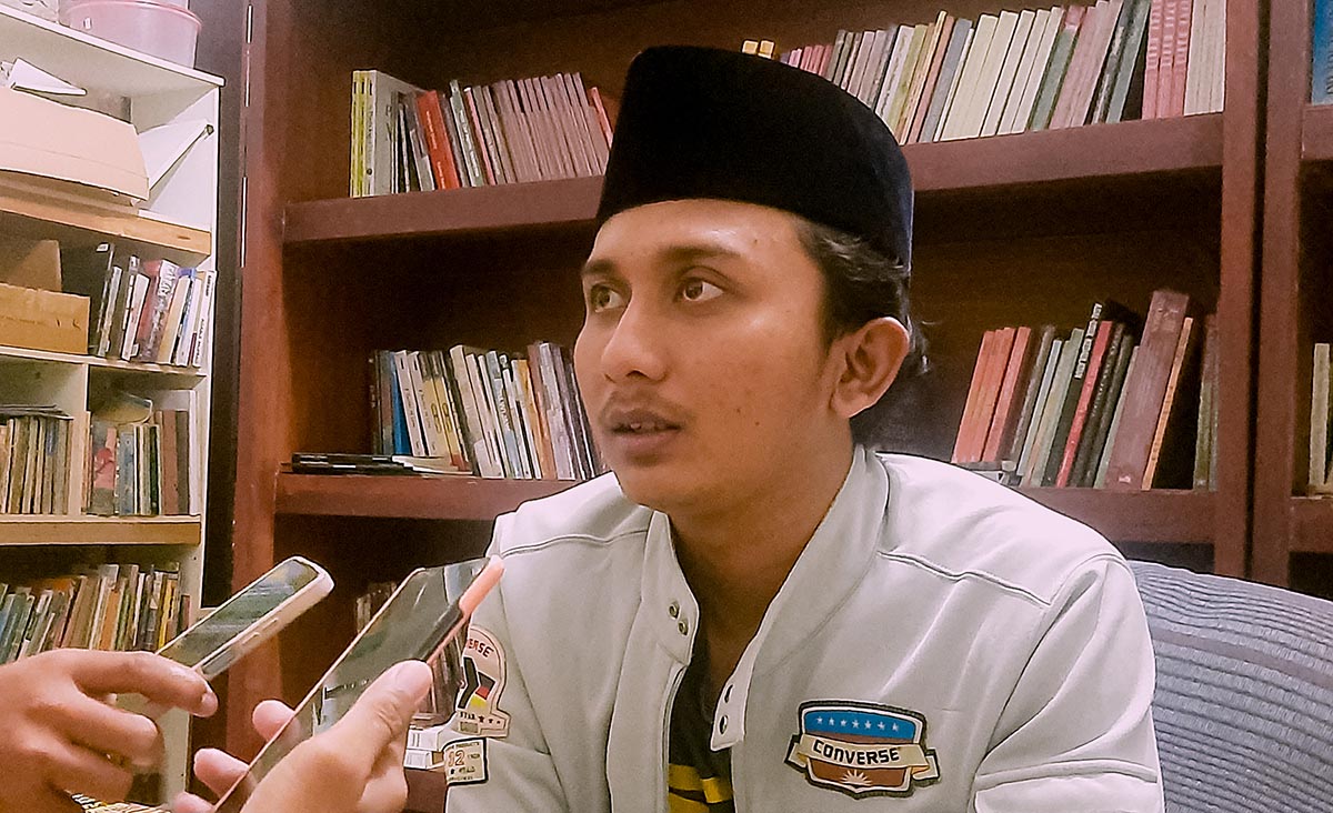 Shohibul Faroj, Jubir Organisasi Lintas Pemuda Bangkalan.