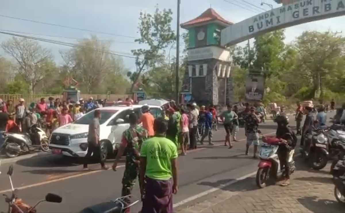 Kecelakaan 2 pelajar di Pamekasan.