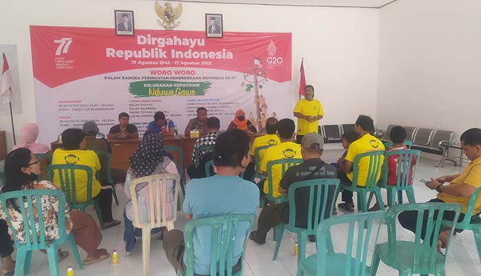 Situasi mediasi PKL Pasar Banyuwangi di kantor Kelurahan Kepatihan.