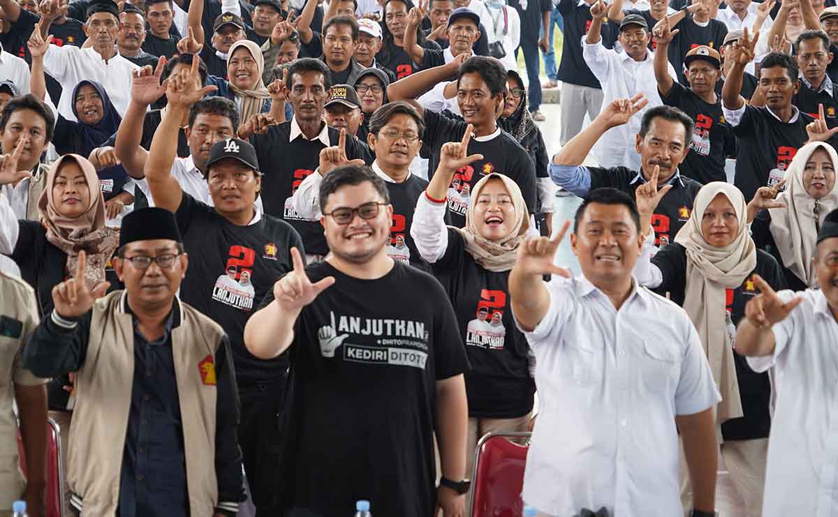 Gerindra Yakini Dhito-Dewi Bisa Jadi Perpanjangan Tangan Pemerintah Pusat