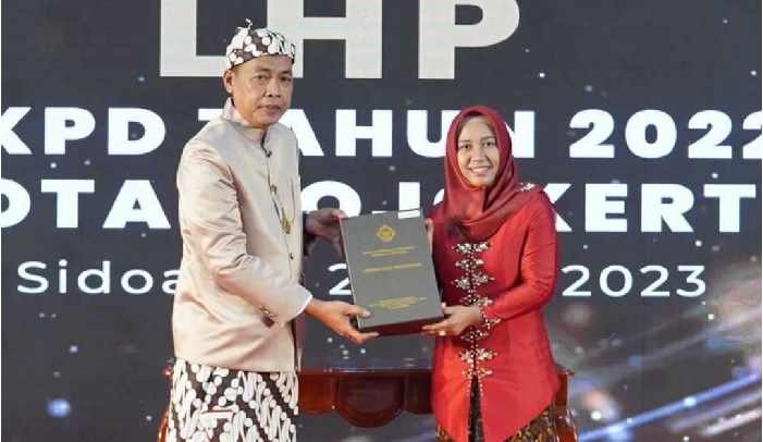 Wali Kota Mojokerto Terima Langsung WTP ke-9 Kali dari BPK