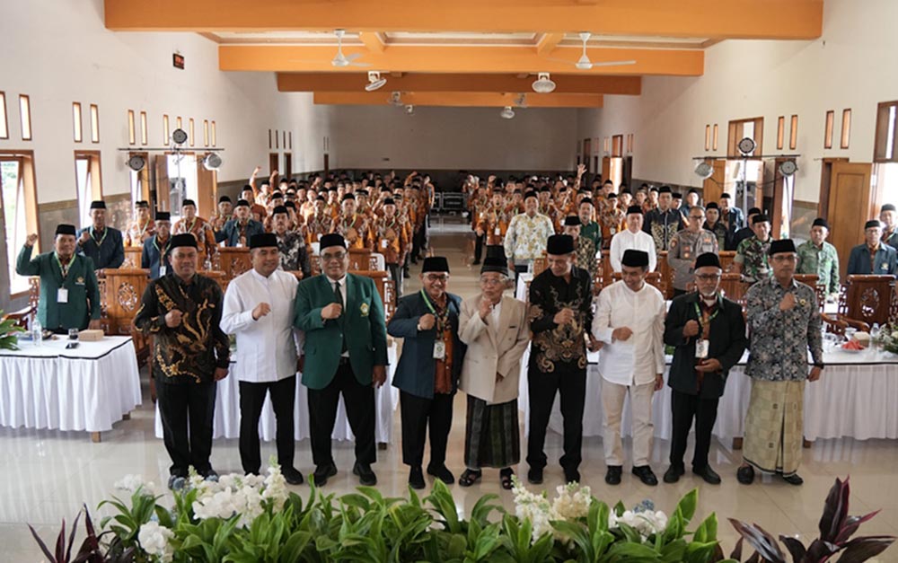 Para pengurus LDII Tulungagung saat mengikuti musyawarah daerah (musda).