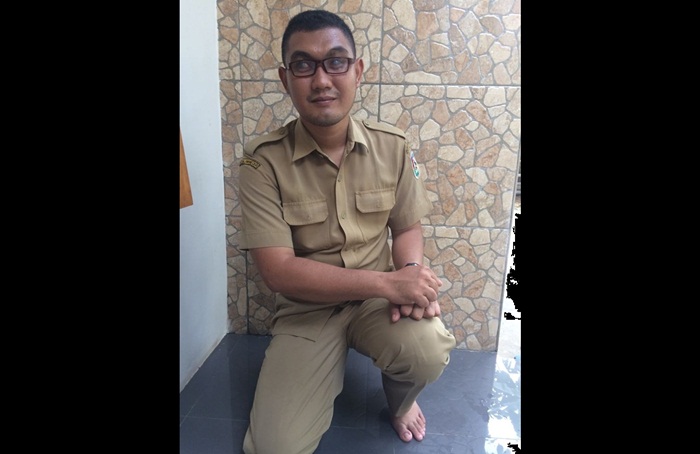 Setiawan Gema Budi, Guru Tidak Tetap (GTT) di Sekolah Dasar Luar Biasa (SDLB) Negeri di Tuban.