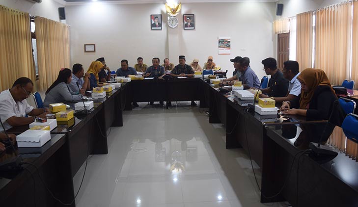 Rapat persiapan pengumuman Pimpinan DPRD Definitif.