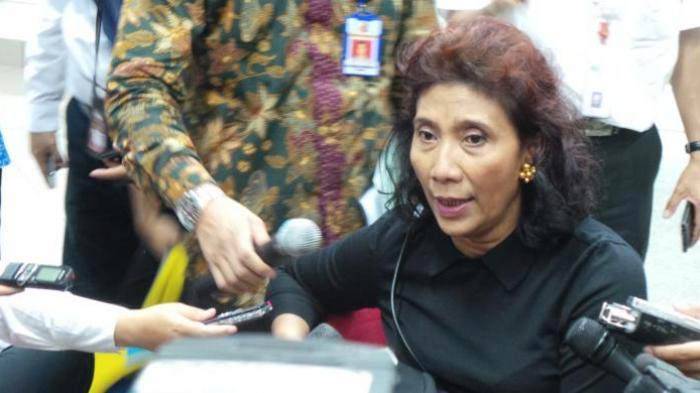 Susi Pudjiastuti, Menteri Kelautan dan Perikanan. foto: tribunnews