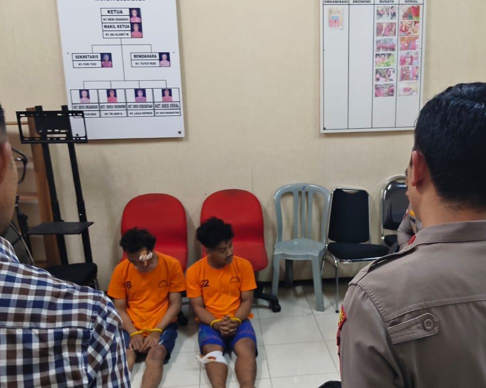 Kedua pelaku jambret diamankan Polsek Genteng
