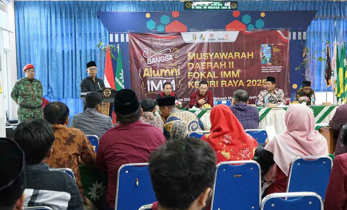 Wakil Wali Kota Kediri saat membuka Musda II Fokal IMM Kediri Raya. Foto: Ist