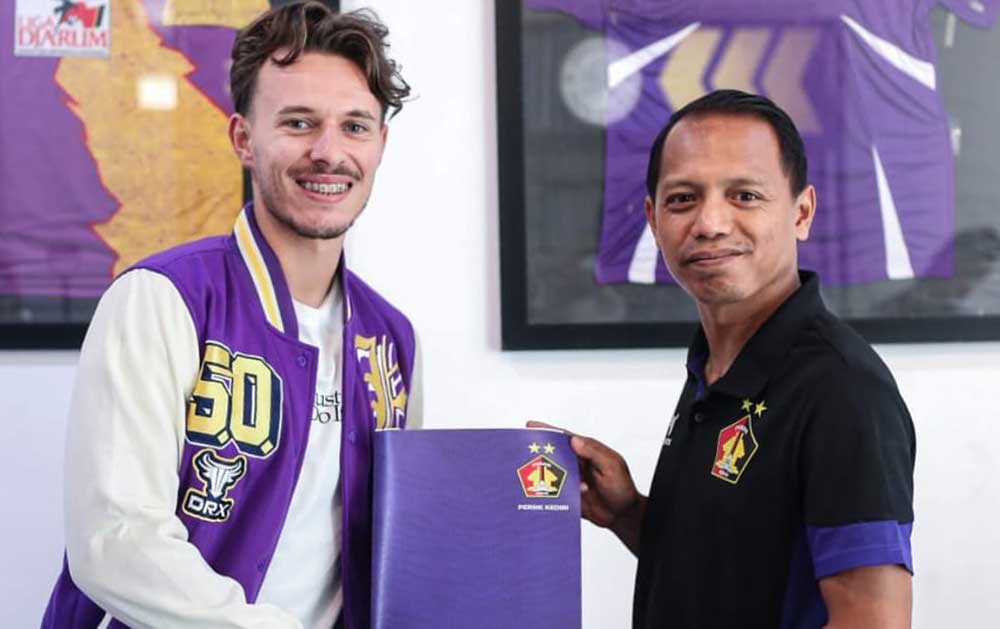 Pemain asal Portugal Pedro Miguel Serra Matos siap memperkuat Persik Kediri musim ini. Foto: Ist. 