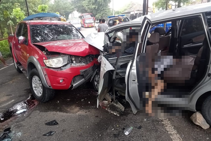 Kecelakaan maut merenggut dua korban jiwa terjadi di wilayah hukum Polres Tuban, tepatnya di Desa Parangbatu, Kecamatan Parengan, Kabupaten Tuban, Minggu (27/03/2022).