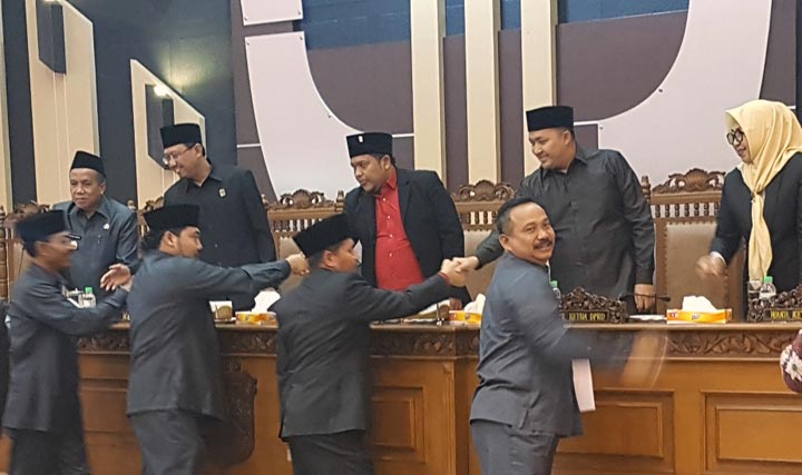 Pengesahan APBD Kabupaten Pasuruan Tahun 2020, beberapa waktu lalu.