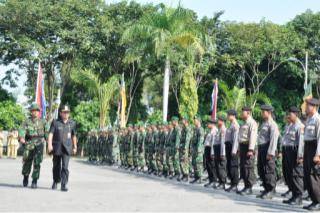 ?Upacara penutupan TNI Manunggald. foto:m shopii/BANGSAONLINE