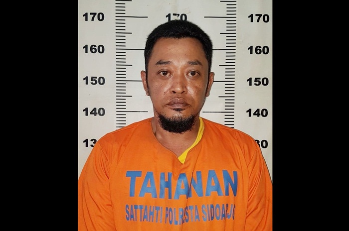 Tersangka Agus Dwi Prasetyo.