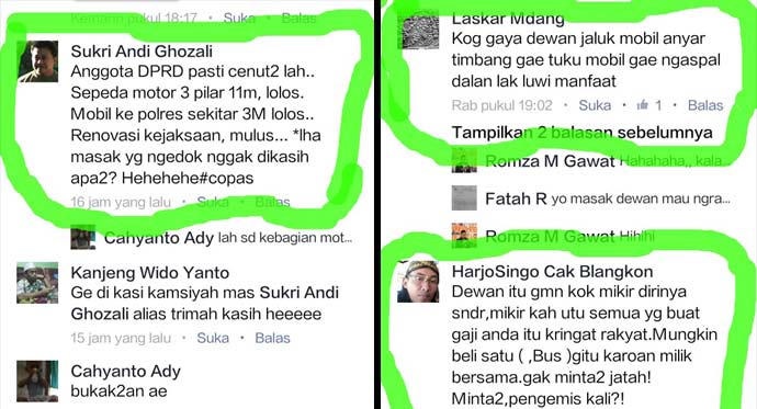 Anggota Dewan Jombang Minta Mobil Operasional, Netizen Mengecam