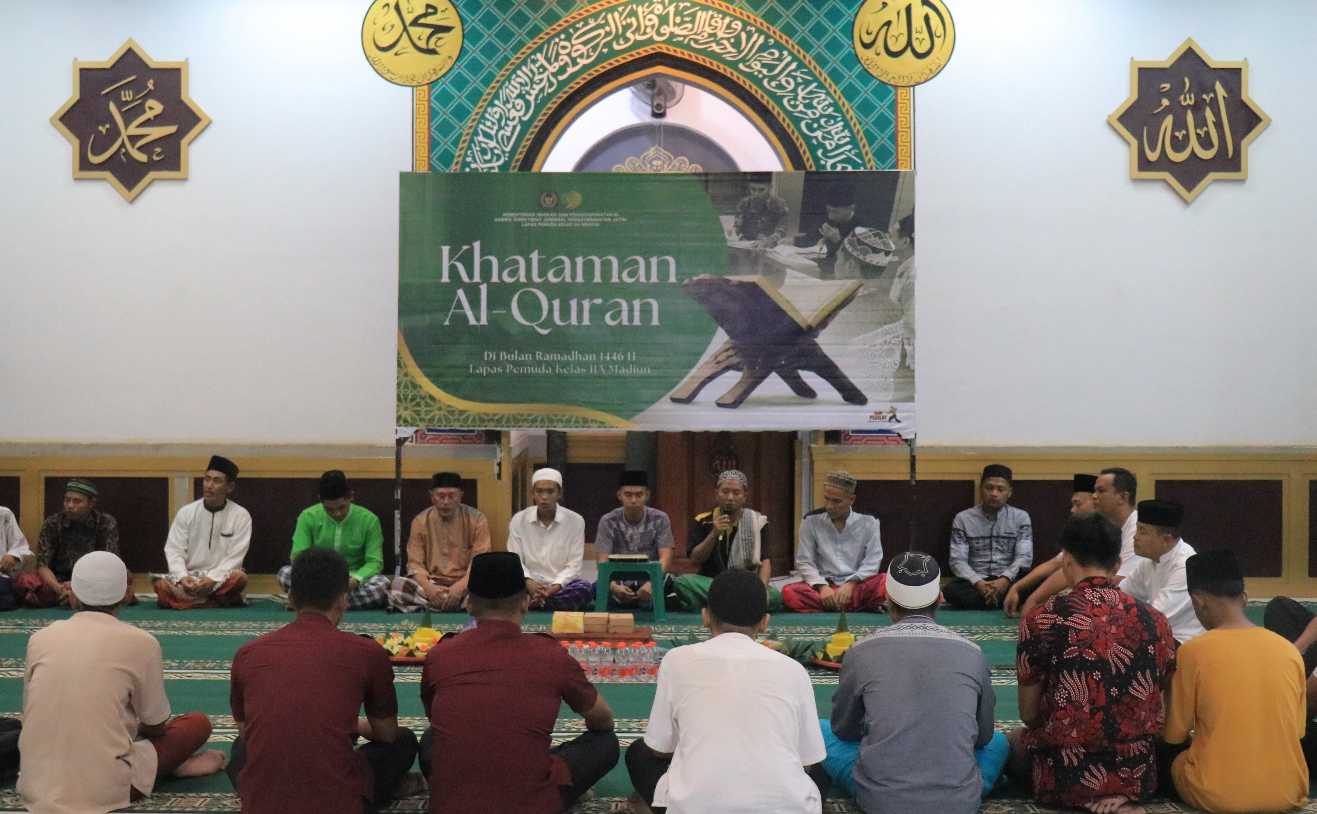Kegiatan Khataman Al Quran Lapas Pemuda Madiun
