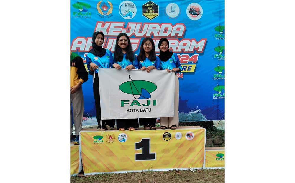 Atlet Arung Jeram Kota Batu Berjaya di Kejurprov Jatim 2024 Banyuwangi