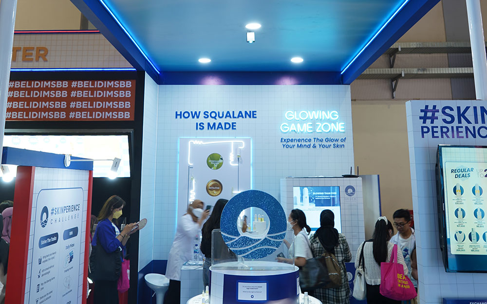 Suasana Booth Oasea di JXB 2022.