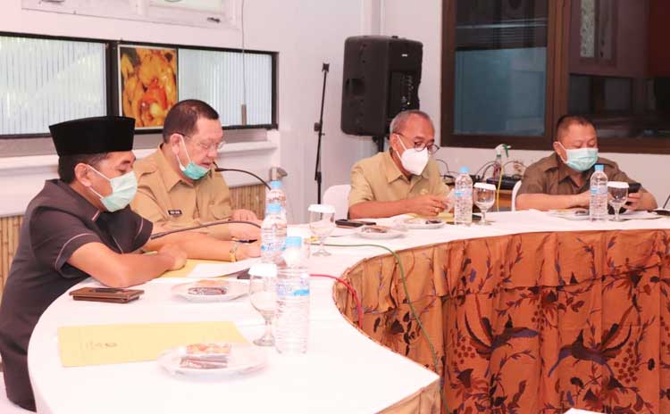 Rapat Koordinasi Persiapan Pembahasan Kebijakan Umum APBD (KUA) dan Prioritas dan Plafon Anggaran Sementara (PPAS) Kota Pasuruan Tahun Anggaran 2021. 