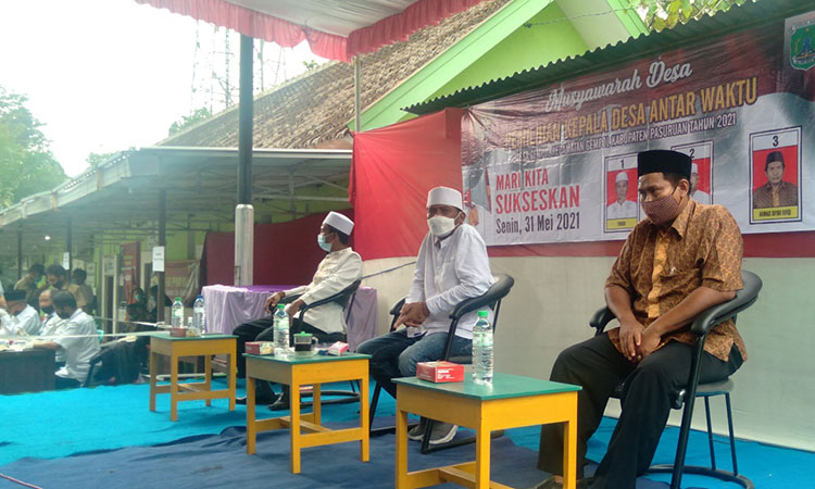 Pilkades PAW di Desa Gempol. (foto: ist)