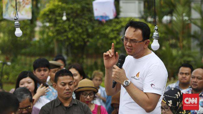 Ahok. Foto: cnn indonesia