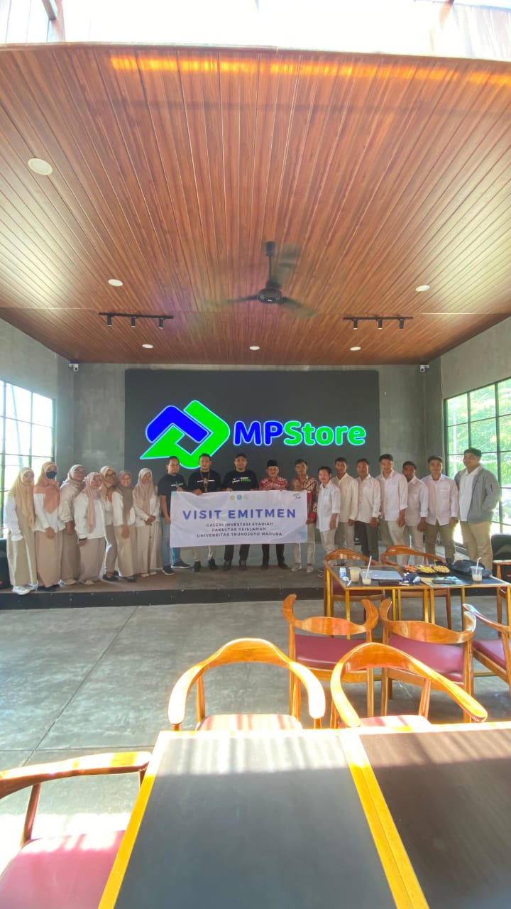 Kegiatan visit emiten Galeri Investasi Syariah Fakultas Keislaman Universitas Trunojoyo Madura ke MPStore
