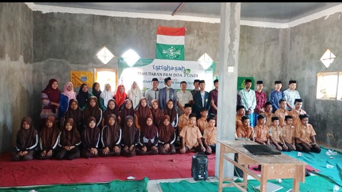 Istighatsah PMII dan IPNU-IPPNU dalam memperingati HSN 2020.