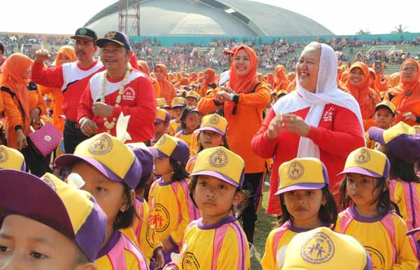 Hari Anak Nasional, Forpimda Sidoarjo Proklamirkan Tolak Kejahatan Seksual Anak