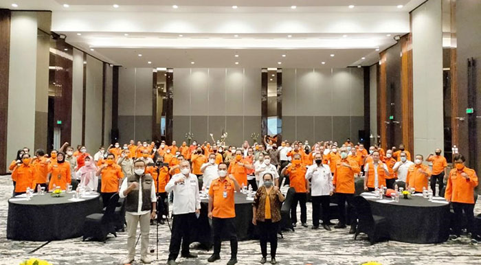 Berikut Pesan Kalaksa BPBD Jatim saat Memimpin Rakor Bidang RR Pascabencana