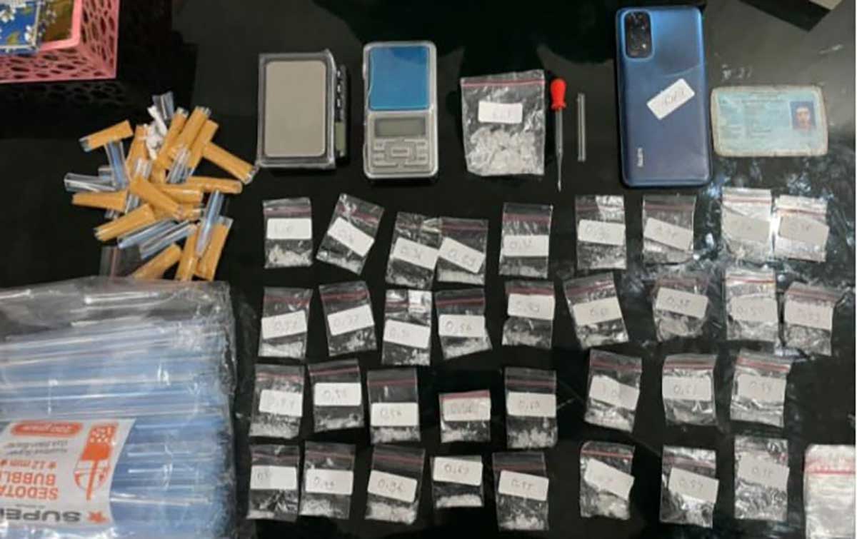 Barang bukti yang diamankan petugas dari Polres Kediri. Foto: Ist