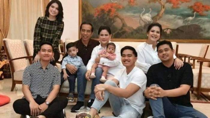 Presiden Joko Widodo (Jokowi) dan keluarganya. Foto: Tabloid Nova Grid.ID