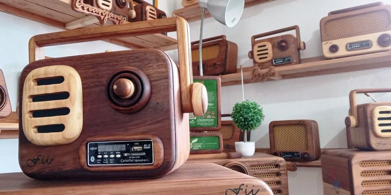 Radio Kayu Suvenir G20. Foto: Ist