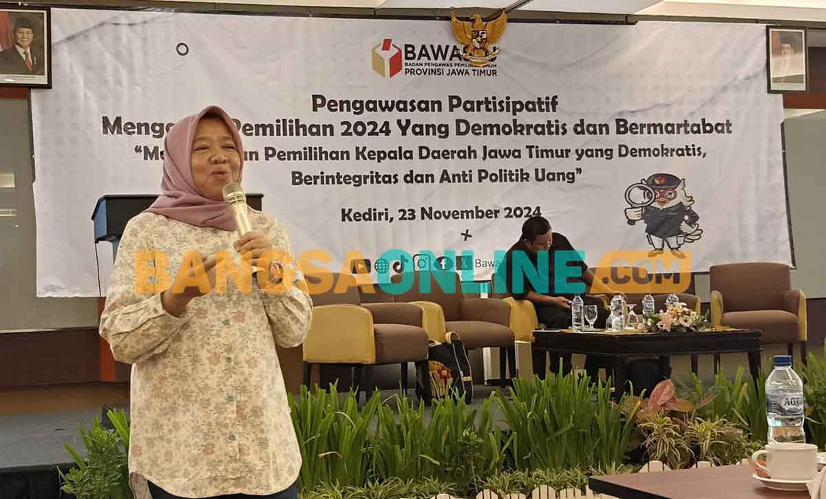 Bawaslu Jatim Gelar Sosialisasi Pengawasan Partisipatif Di Kediri