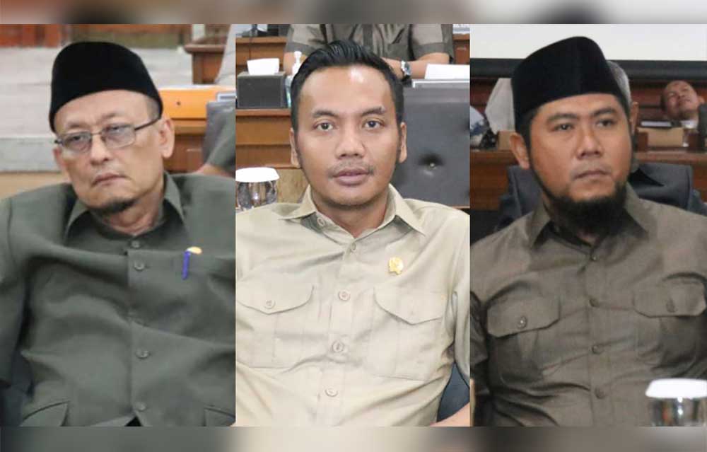 Dari kiri, Ahmad Nurhamim, Mohammad Zaifudin, dan Lutfi Dawam.