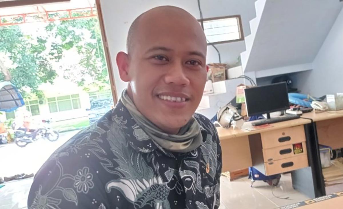 Johan Maras Ponda, Kepala Seksi Kedaruratan Bencana BPBD Kabupaten Kediri. Foto: Ist.