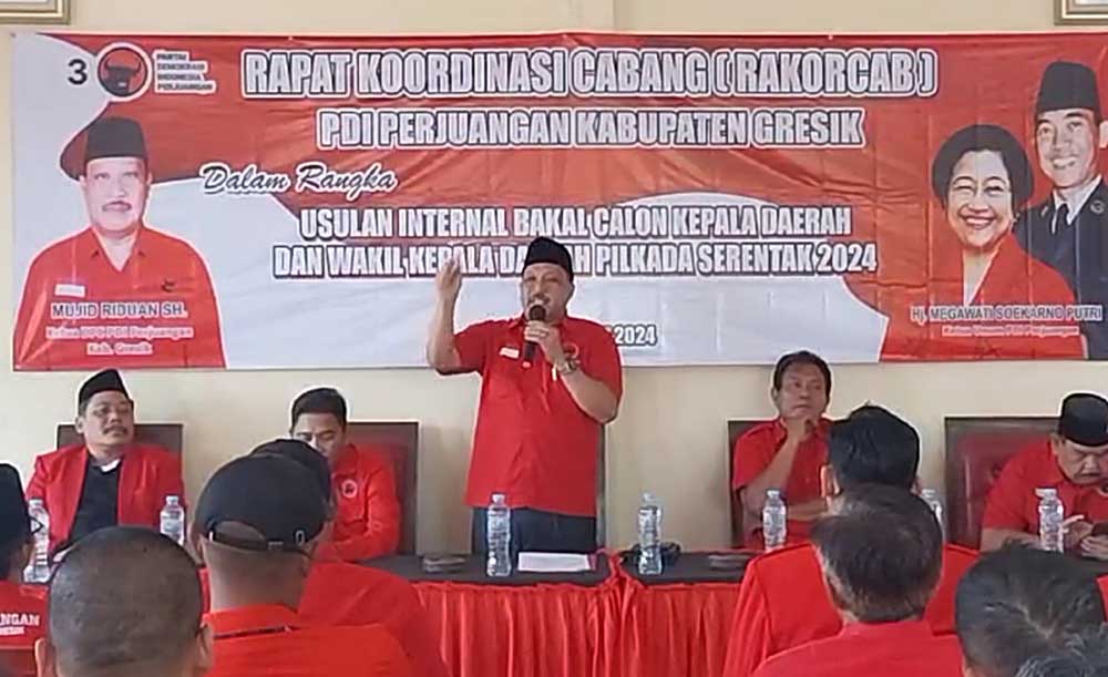 Soal Beredar Spanduk Dirinya dan Alif, Mujid: Ada yang Sengaja Mengadu Domba Kader PDIP Gresik