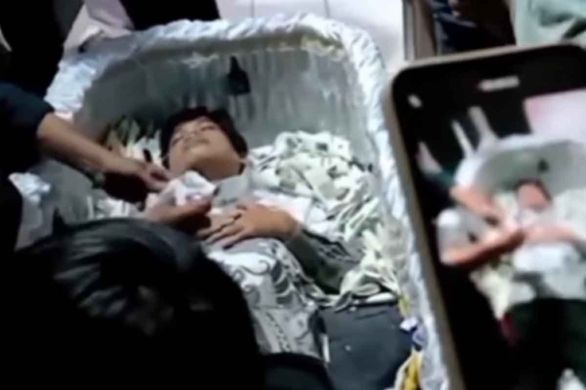 Tangkapan layar pria di Bogor hidup kembali setelah dinyatakan meninggal dunia, Senin (14/11/2022)