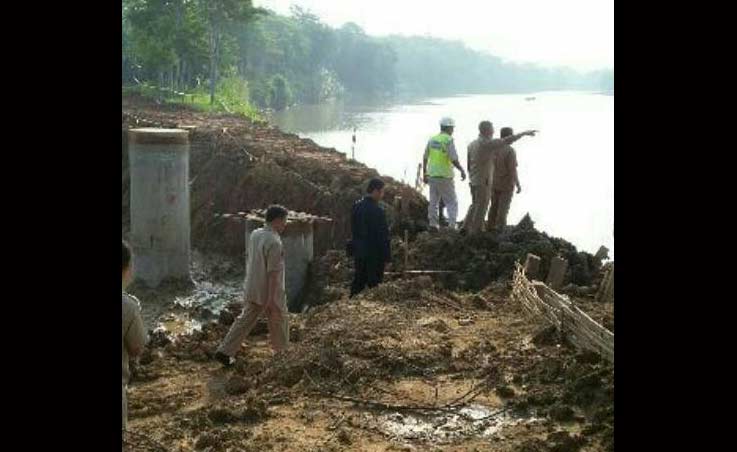 Lokasi semburan gas Desa Kembang.