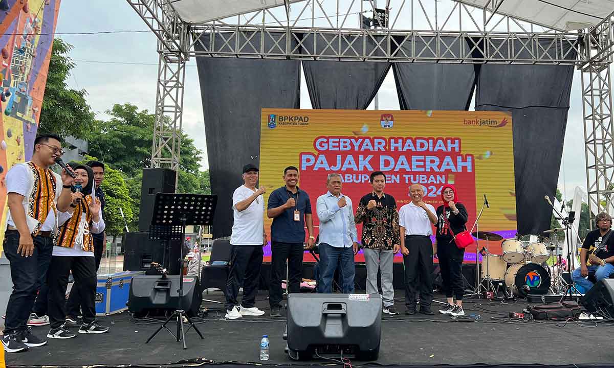 Gebyar pajak daerah di Tuban.