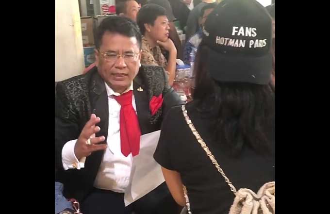 Cuplikan video Hotman Paris yang diposting di akun Instagram @hotmanparisofficial.