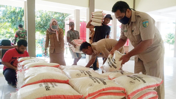 3.917 KK di Kecamatan Ngasem dan Kepung Siap Terima Beras Bantuan Pemkab Kediri