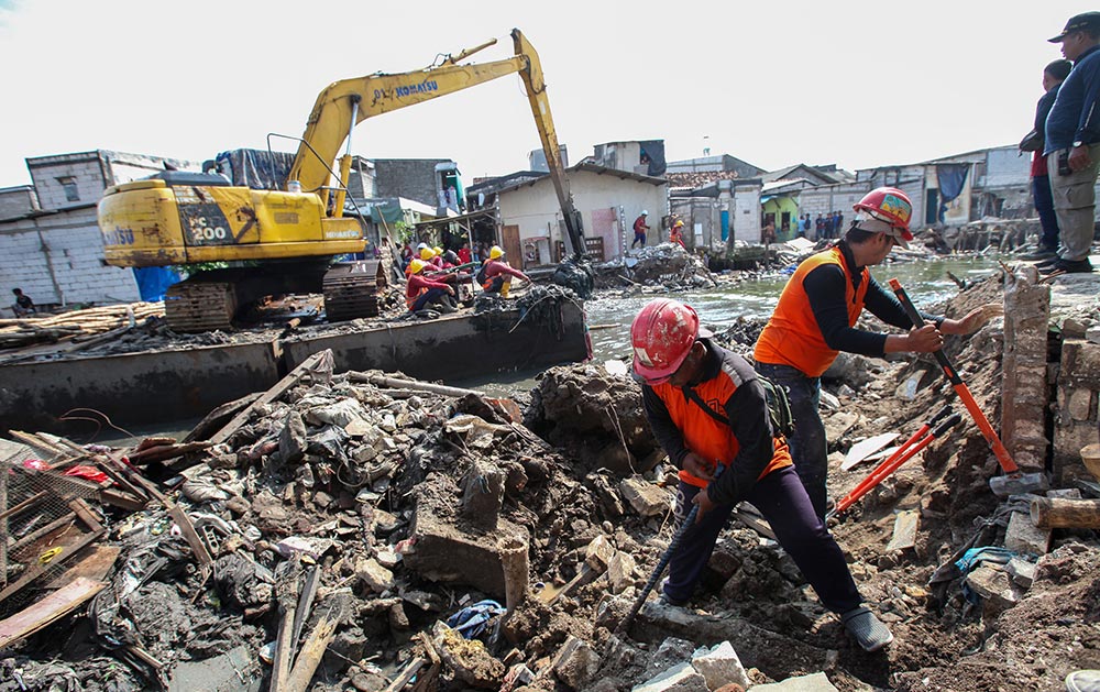 Normalisasi Sungai Kalianak. Foto: Ist.