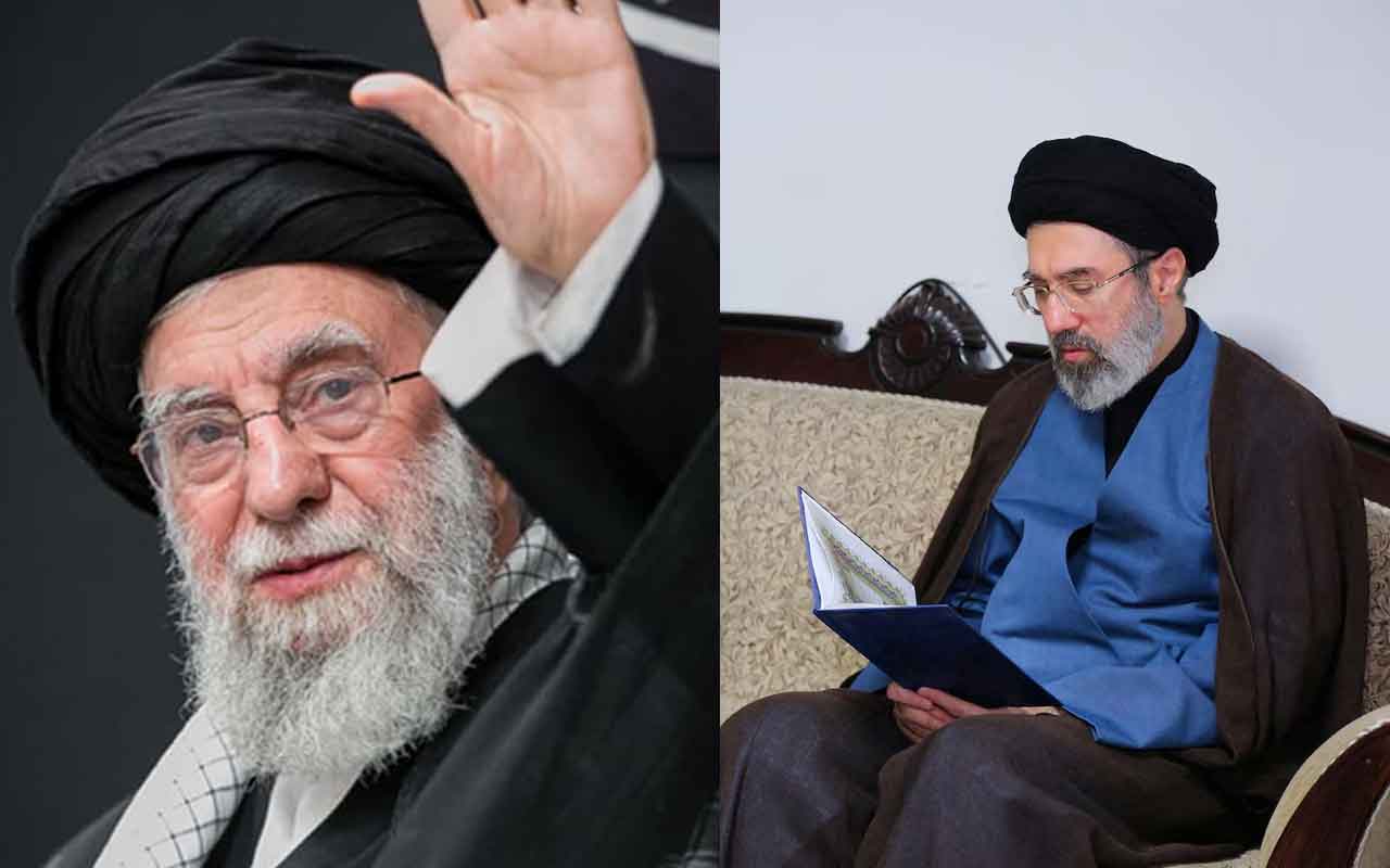 Mojtaba Khamenei, putra kedua mendiang Pemimpin Tertinggi Iran Ayatollah Ali Khamenei, mengunjungi kantor Hizbullah di Teheran, Iran, 1 Oktober 2024. Kantor Pemimpin Tertinggi Iran. Foto: REUTERS