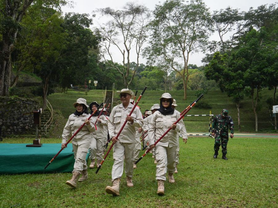 Kegiatan retret yang digelar Pemkot Mojokerto di Trawas