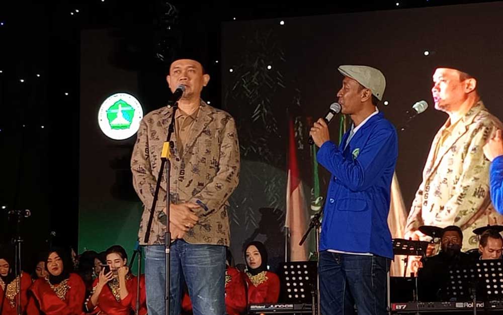 Komedian Cak Lontong memeriahkan Gala Night Satu Dasawarsa Umaha, Senin (20/5/2024) malam (dok. Ist)