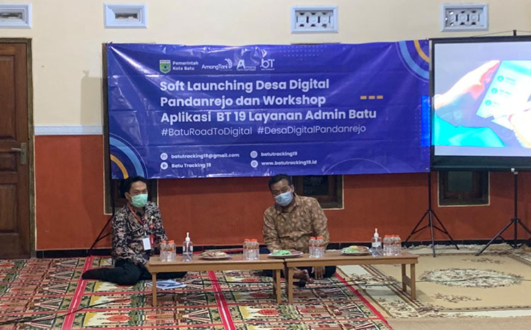 Soft Launching Desa Digital Pandanrejo, Sabtu (12/6/2021) malam. (foto: ist)