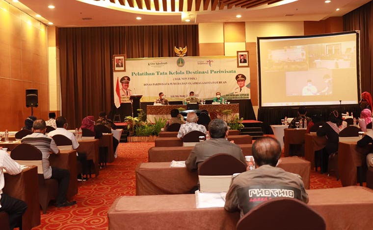 Pelatihan Tata Kelola Destinasi Wisata digelar selama 3 hari, bertempat di Hotel Atria Kota Malang.