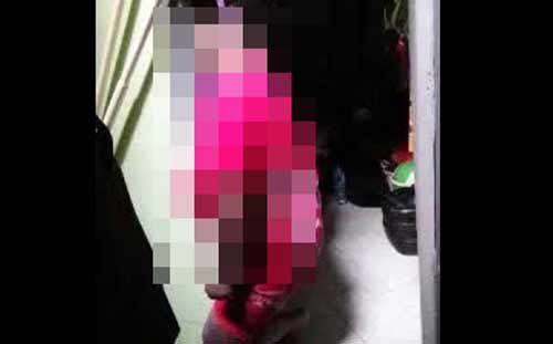 Korban sebelum dievakuasi. foto: ist
