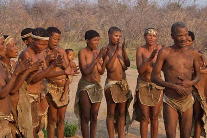 Budaya primitif di Bostwana, Afrika. foto: ilustrasi