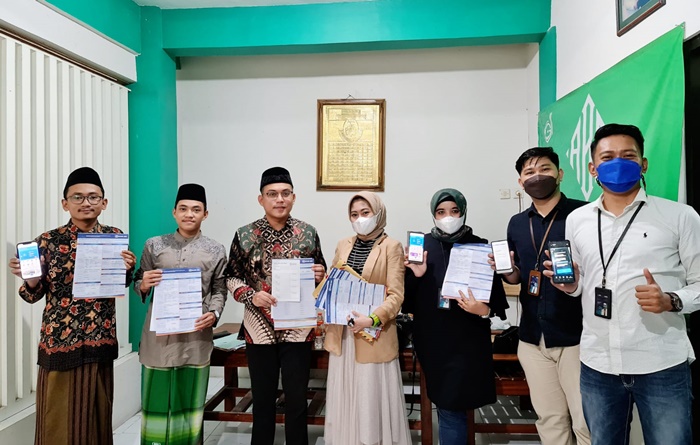 Kerja sama BRI Cabang Kaliasin dengan Pondok Pesantren Luhur Al Husna, Surabaya. foto: istimewa