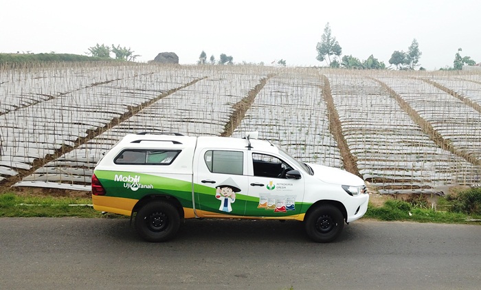 Mobil Uji Tanah Petrokimia Gresik. foto: ist.